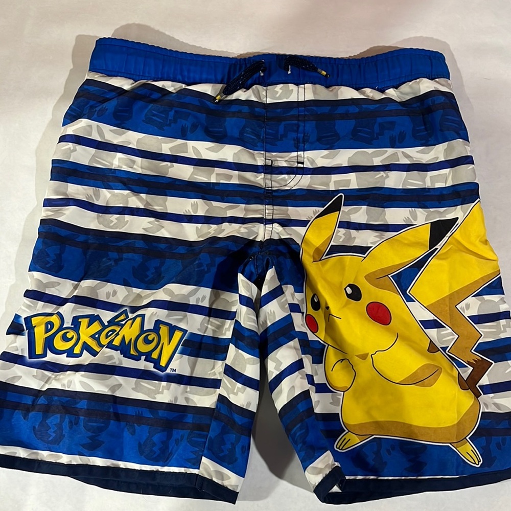 Boys Pokémon bathing suit trunks size 10-12